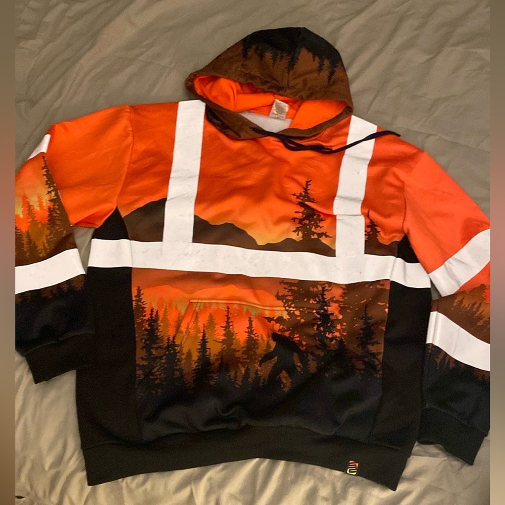 SS 360 Wildland safety shirt Sasquatch Orange size large class3-level3
